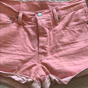 pink shorts